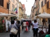 Street is Borgo Pio in Rome.