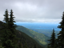 Mt. Ellinor looking down Lake Cushman.