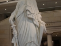 The Statue of Freedom. The figure on top, the crown, of the Capitol building.