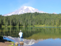 Reflection lake, Paradise Rd, WA 706.