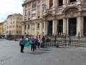 In front of Saint Mary Major's Basilica.