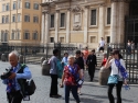 In front of Saint Mary Major's Basilica.