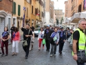Street is Borgo Pio in Rome.