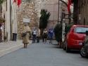 Walking toward St. Francis' Basilica. Franciscan?