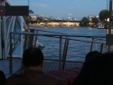 Siene river cruise at dusk.