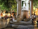 A well in front of Church without a roof at Largo do Carmo. 