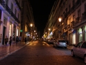Lisbon downtown at night.