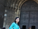 In front of Lisbon Cathedral.