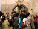 Inside Lisbon Cathedral, in front of St. Vincent tomb.