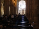 Inside Lisbon Cathedral, in front of St. Vincent tomb.