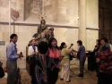 Inside Lisbon Cathedral, in front of St. Vincent tomb.