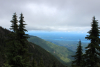 Mt. Ellinor looking down Lake Cushman.