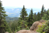 Mt. Ellinor looking down Lake Cushman.