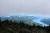 Mt. Ellinor looking down Lake Cushman.